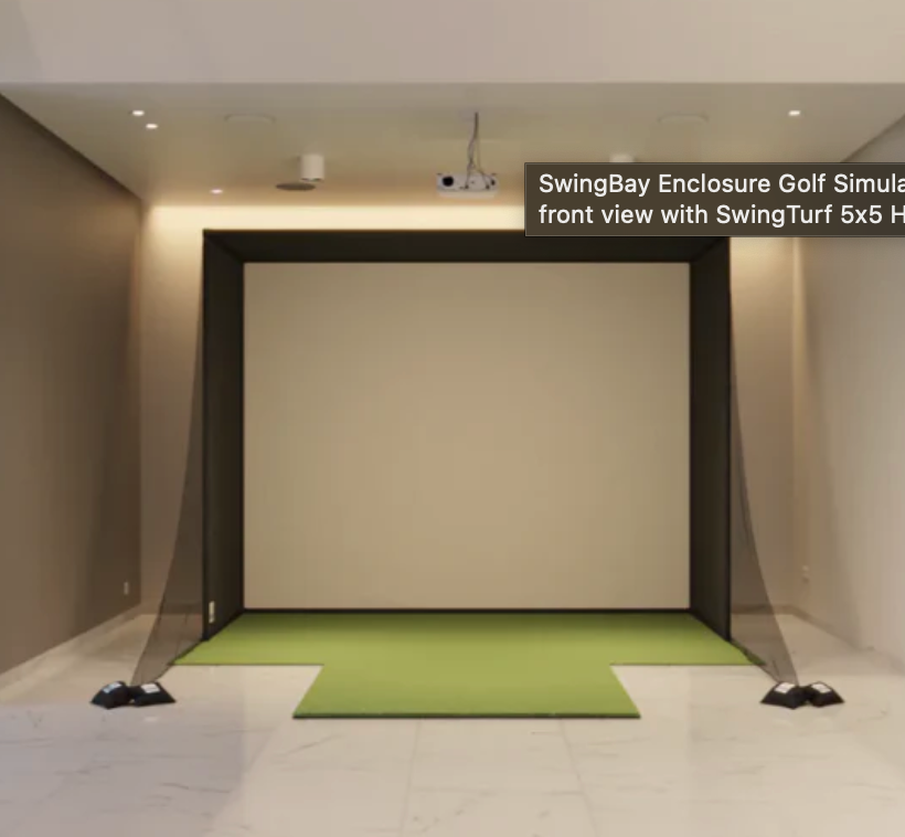 SwingBay Enclosure Golf Simulator Package – Sim Golf HQ Queens Showcase
